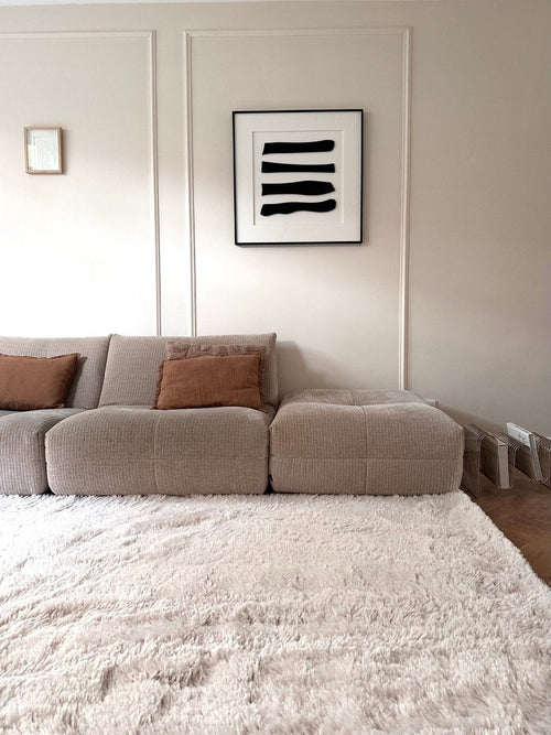 Hoogpolig vloerkleed Furr beige - Interieur05 - 290 x 200 cm - vtwonen shop