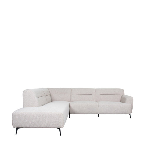 LABEL51 Hoekbank Bolzano Links - Naturel Bouclé - 270x227x80cm - vtwonen shop