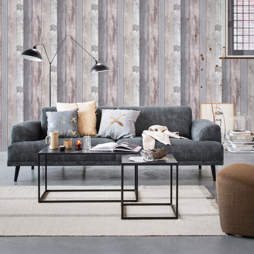 vtwonen Vliesbehang - Woodland - Grijs - 10mx53cm - vtwonen shop