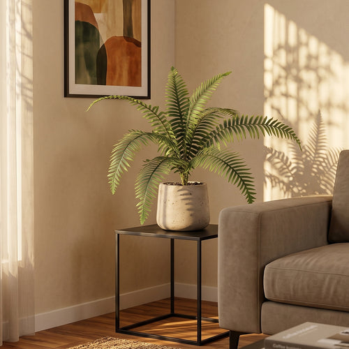 Maxifleur Dryopteris Kunst Varen 55cm groen