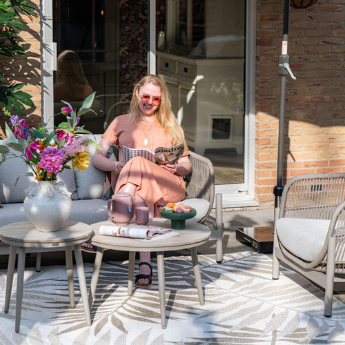 Garden Impressions Loungeset Luzia 5-delig - taupe