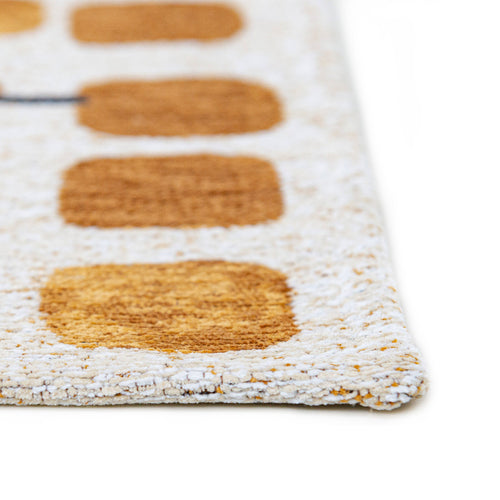 Louis De Poortere vloerkleed Peach Party - geel - 140x200cm - vtwonen shop