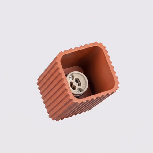 Sollux Lighting Plafondlamp RAYO 10 rode oker - 6x6x10cm