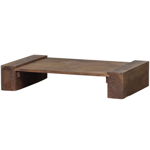 WOOOD salontafel Cuno - Hout - Donkerbruin - 30x70x120 - vtwonen shop