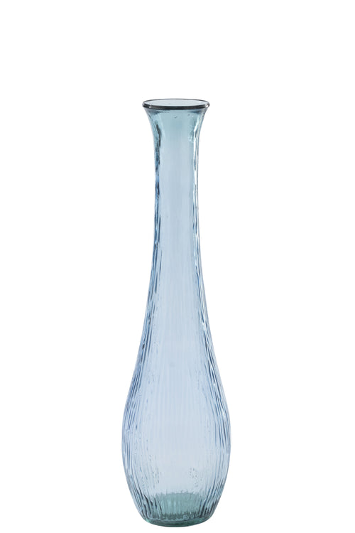 J-Line vloervaas - glas - lichtblauw