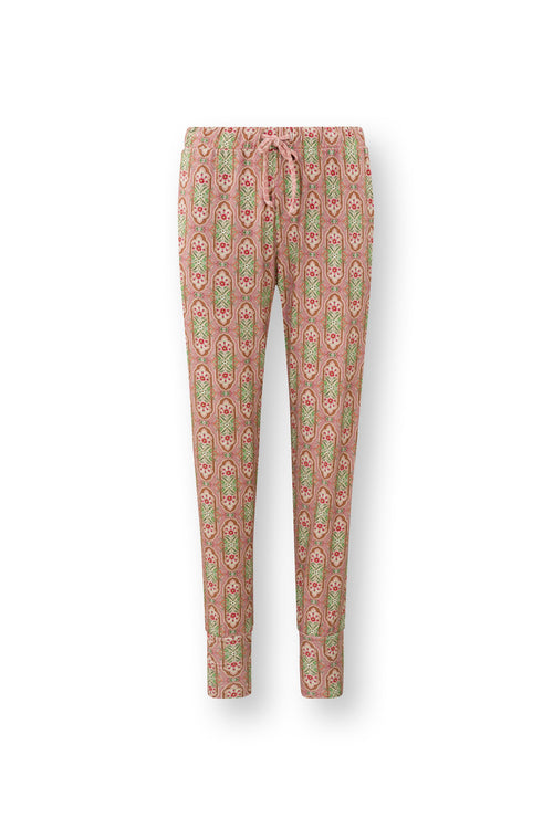 Pip Studio - Bobien Pyjama Broek Dames - Jabali - Roze - M