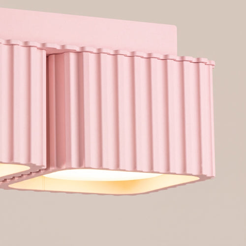 Sollux Lighting Plafondlamp RIFF 2 roze Gx53 - 20,5x10x8cm
