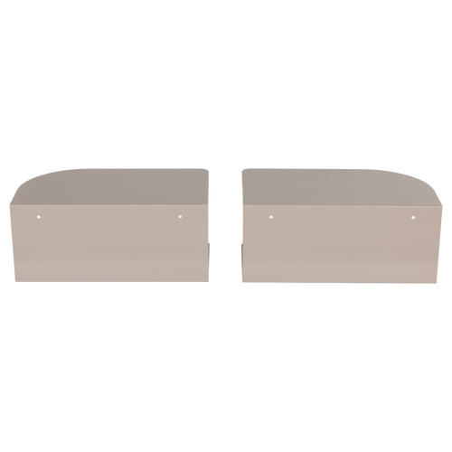 WOOOD nachtkastje links/rechts Ovia - Metaal - Zand - Set Van 2 - 15x35x20