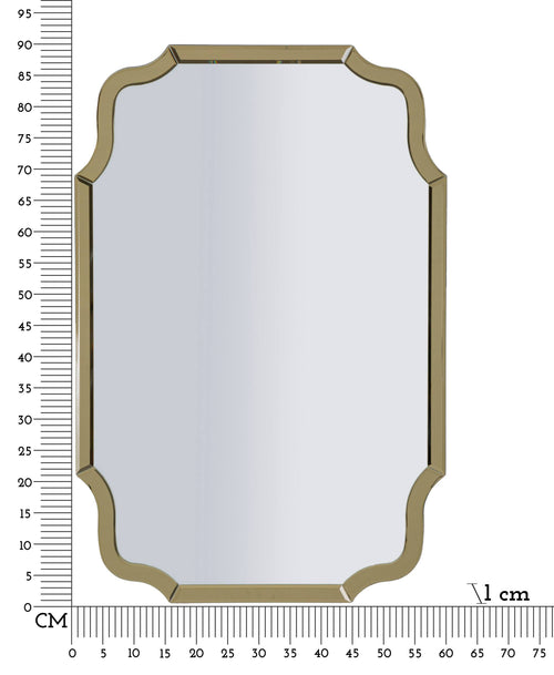 Mauro Ferretti wandspiegel - 60x1x90 cm - goud