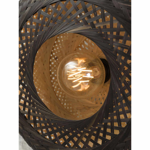 GOOD&MOJO plafonnière Palawan - zwart - Ø60cm - vtwonen shop