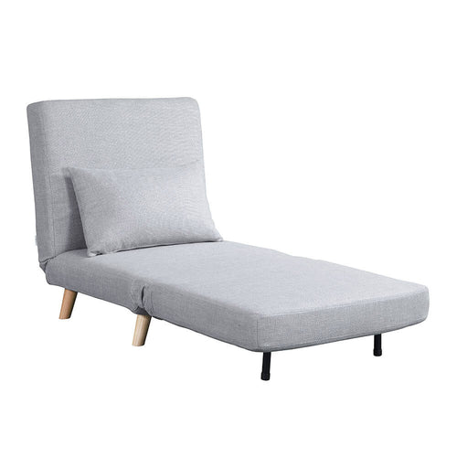 HOME DELUXE Slaapstoel SNOOZE - Grijs 79 x 28 x 132 cm - vtwonen shop