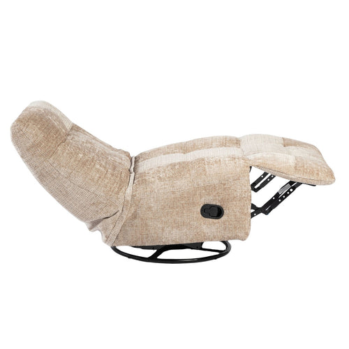 Starfurn Relaxfauteuil Chill - Beige - Draaibaar - 97x78x90cm