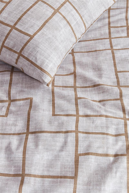 vtwonen dekbedovertrek Pojagi - 240x200/220 cm - steenrood - vtwonen shop