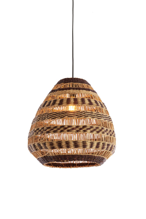 Light & Living hanglamp SOLUNA - bruin - Ø47x46cm - vtwonen shop