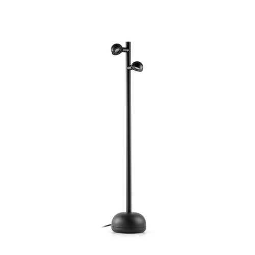 Faro BROT - Geïntegreerde LED vloerlamp multi-arm zwart, 2700K