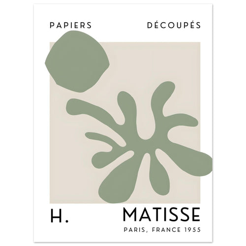 Artfulprints  Matisse – Echoes of the sea   poster 30x40 cm