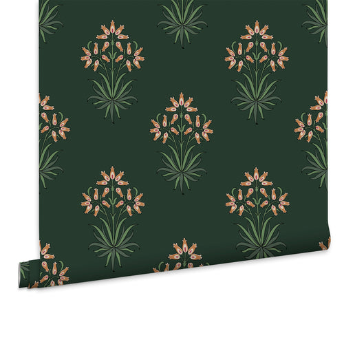 William Morris at Home Vliesbehang - Hyacinth Flower Forest