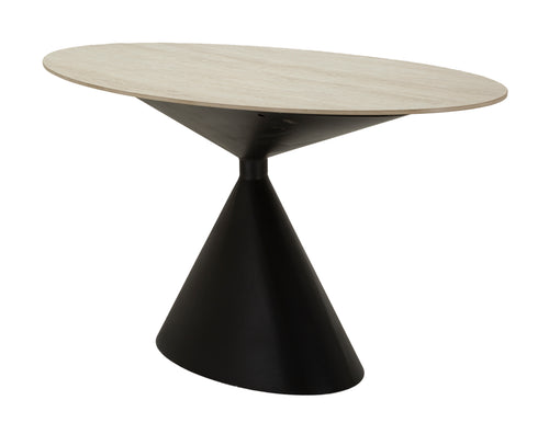 Mauro Ferretti eettafel - 180x90x76 cm - crème/zwart