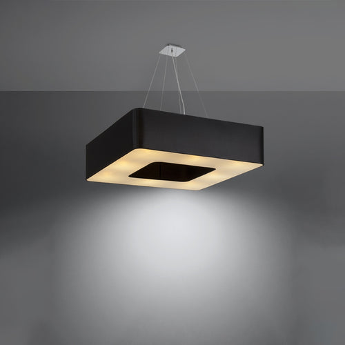 Sollux Lighting Kroonluchter URANO 80 zwart - 80x80x112cm