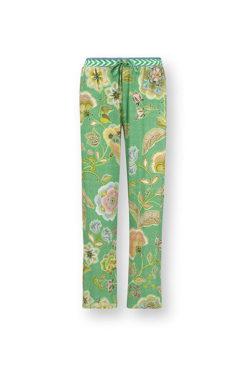 Pip Studio - Belin Long Pajama Pants Women - Matata - Green - S