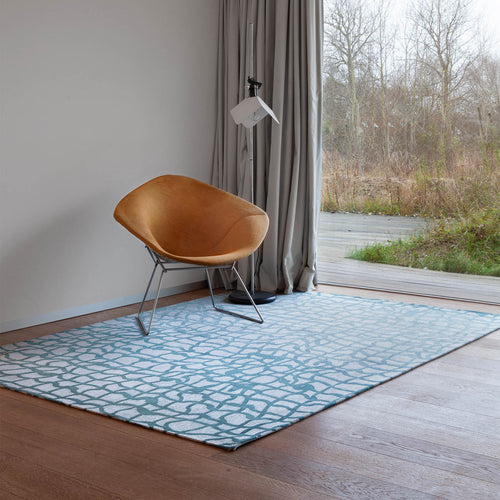 Louis De Poortere vloerkleed Blue Marine - blauw - 80x150cm