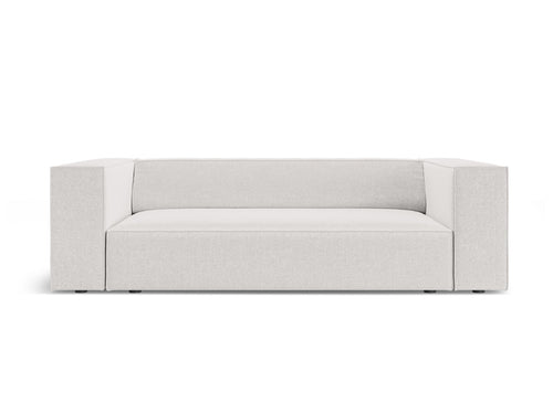 Cosmopolitan Design Bank Arendal 2-zits, chenille lichtgrijs - 102x180x70cm