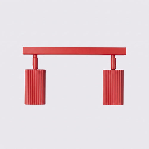 Sollux Lighting Plafondlamp RAYO 2 rood - 30x6x16,5cm