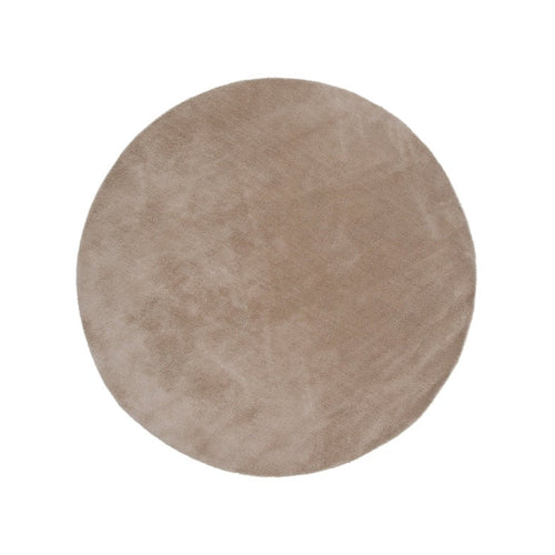 Rebellenclub vloerkleed bramming - rond ø200 - beige - vtwonen shop