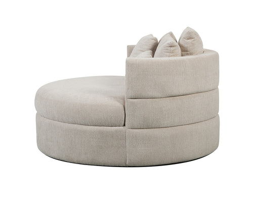 DÉJA Living Loveseat Miles - Zand Stof - Ø124x84cm - vtwonen shop