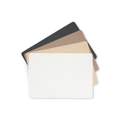 Salt & Pepper - Placemat 43x30cm cobble zwart TableTop - Set van 4