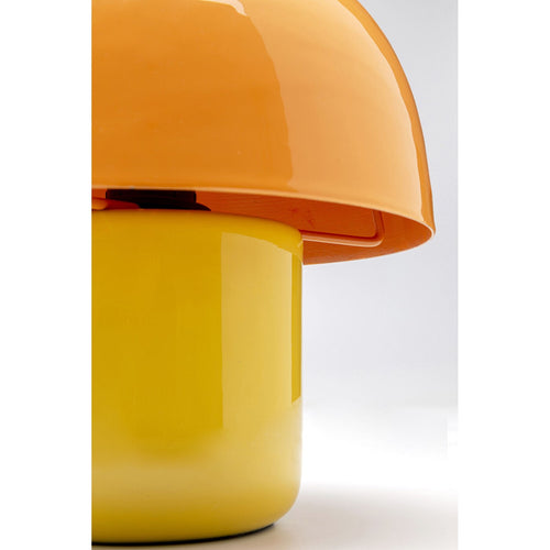 Kare Design Tafellamp Mushroom - 20cm - oranje en geel