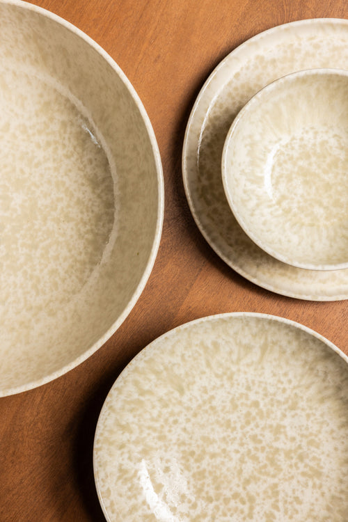 Mimo Homeware ontbijtbord Limestone Valley - 22 cm - Set van 2