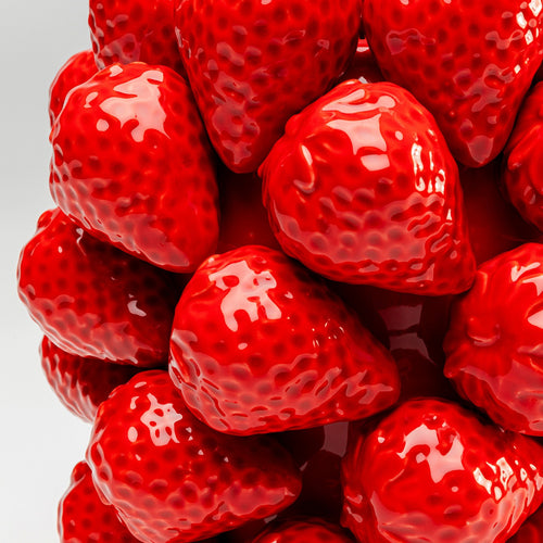 Kare Design Vaas aardbeien rood 24cm