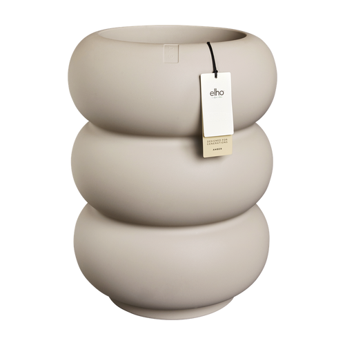 elho amber roll high 43 balanced beige | Bloempot |Premium statementdesign