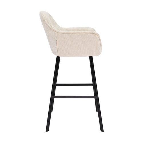 Kick barkruk Lynn - Crème - vtwonen shop