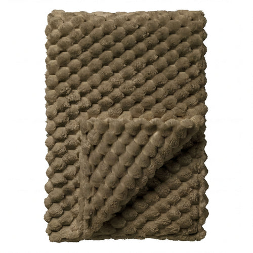 VIVIAN - plaid 150x200 cm - superzacht - 100% gerecycled - Military Olive - groen