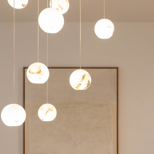 Atmooz hanglamp Cathedral 11 - naturel - Ø 55 x H 200 cm - G4