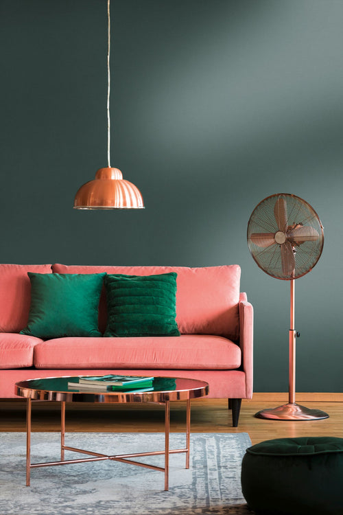 Livingwalls behang effen petrolblauw en groen - 53 cm x 10.05 m - AS-392664 - vtwonen shop