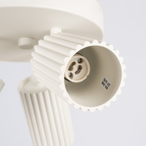 Sollux Lighting Plafondlamp KARBON 3P beige - 19,5x19,5x18cm