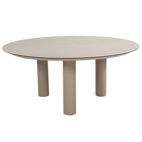 4 Seasons tuintafel Donato Ø160 cm latte incl Lazy Susan