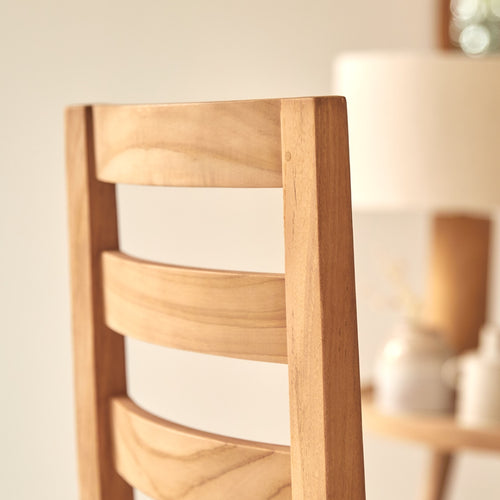 Tikamoon Alto - Massief teakhouten stoel - Naturel - vtwonen shop