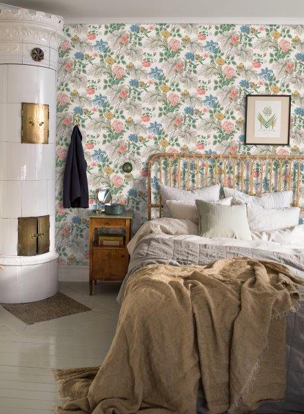 Borastapeter behang bloemen beige - 53 cm x 10.05 m - 660602 - vtwonen shop