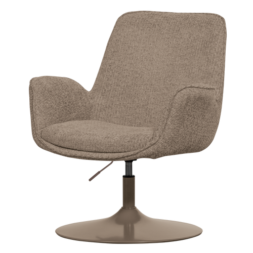 WOOOD verstelbare fauteuil Marten - Polyester - Zand - 91x79x76