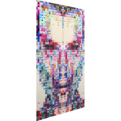 Kare Design Wandfoto pixel gezicht 80x120cm - vtwonen shop