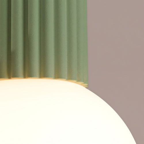 Sollux Lighting Plafondlamp HALO salie IP44 - 12x12x21cm
