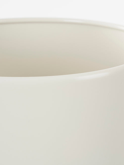 Mica Decorations Aries Bloempot op Standaard - Set van 3 - H32 x Ø24 cm - Wit - vtwonen shop