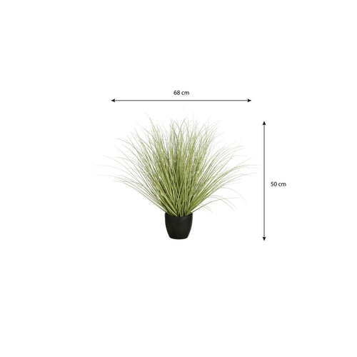 Mica Decorations Gras Kunstplant - H68 x Ø50 cm - Groen