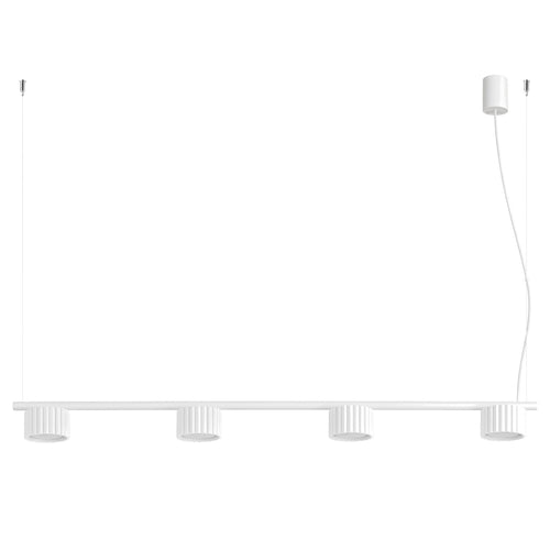 Sollux Lighting Kroonluchter AURA 4 wit Gx53 - 122x10x208cm