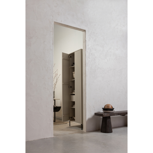 WOOOD hoge kast New Gravure - Grenen - Dust - 210x60x42