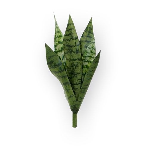 Maxifleur Sanseveria kunstplant 40cm - groen